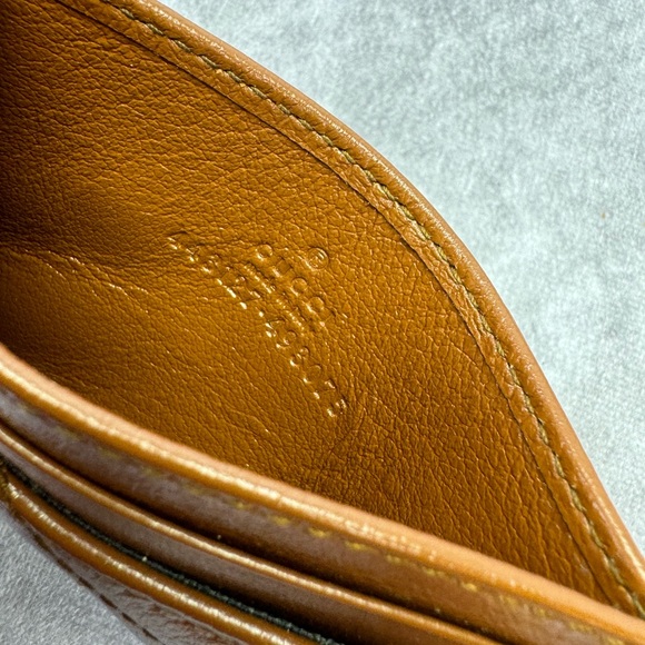 Gucci Marmont Diagonal Quilted Leather Card Holder Wallet Gg - Picture 5 of 7